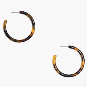J.Crew Tortoise Hoops